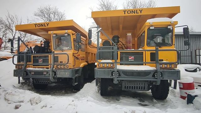 Скоро Тест Драйв карьерных самосвалов TONLY TLD65 и  TLD90 колесная формула 6х4, КПП Автоматическая смотреть онлайн