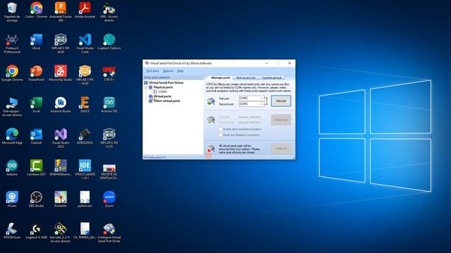 COMUNICACIÓN UART CON VIRTUAL SERIAL PORT Y PROTEUS смотреть онлайн