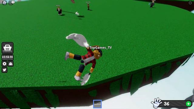 КАК СРАЗУ ВСЕМ ВТАЩИТЬ В БИТВЫ ПОЩЕЧИН? КОДЫ Slap Battles ROBLOX смотреть онлайн