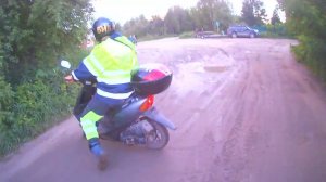 HONDA DIO ПО ГРЯЗИ/ НОЧНЫЕ ПОКАТУШКИ НА СКУТЕРАХ 2 часть