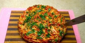 пицца из кабачков очень вкусная