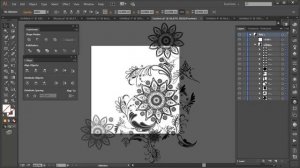 Маскирование объектов в Adobe Illustrator