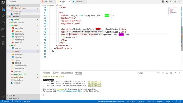 ReactJS Material Design Ep8 FlexGrow and AlignSelf смотреть онлайн