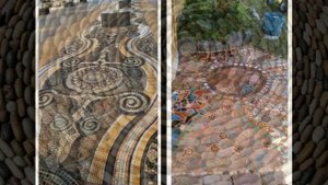 Мозаика из Гальки в Ландшафтном Дизайне