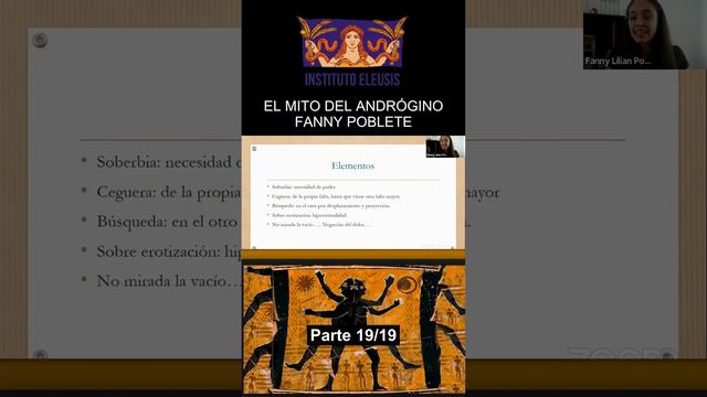 El mito del Andrógino. Parte 19/19. Fanny Poblete. Instituto Eleusis