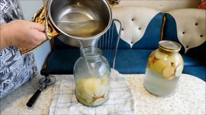 Компот из яблок на зиму(просто и вкусно).