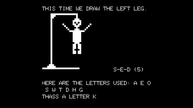 Hangman [Microtan 65] (1981) Microtanic Software