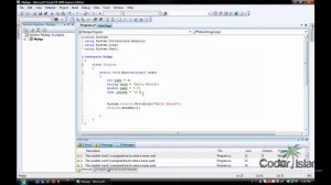 Visual C# Console Tutorial - Variables.