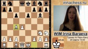 Шахматы. Каро-Канн -  интересный вариант за белых!