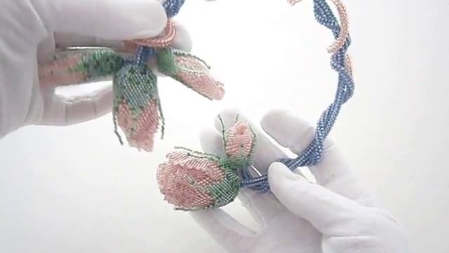 Колье из бисера "Про Весну..." смотреть онлайн