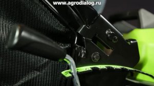 Аккумуляторная газонокосилка Greenworks GD40LM45 – установка травосборника