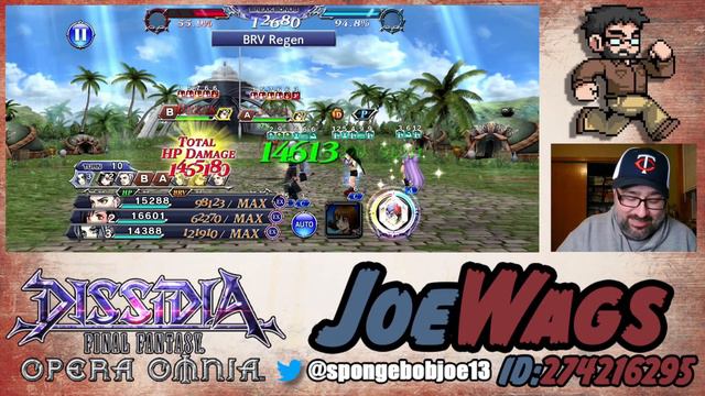 DFFOO CRAZY DORGANN COMBO TEAM SHOWCASE WITH TIFA AND SEPHIROTH! CONSTANT BREAKS & DOUBLE FOLLOW UP