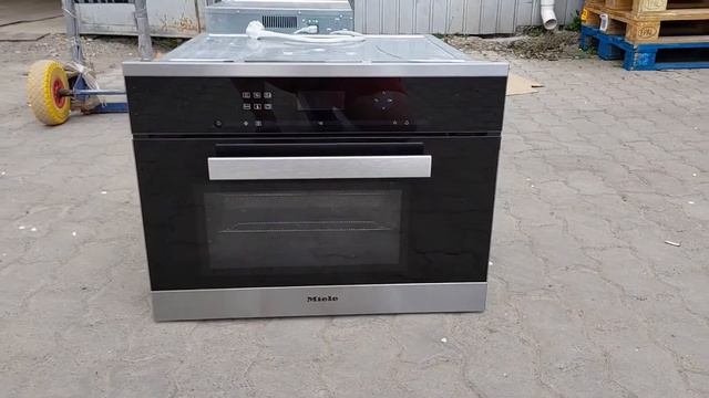 Вбудована мікрохвильова піч пароварка 2в1 Miele DGM 6401 смотреть онлайн