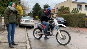 Electric dirt bike / Honda CRF with QS138 V3 & sevcon - First ride