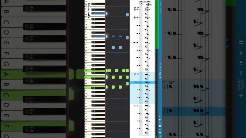 Genius Title Music -  Hans Zimmer & Lorne Balfe #pianotutorial #synthesia #synth #ноты #sheetmusic