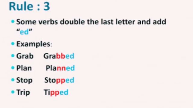 Past tense: regular and irregular verbs /what are the rules for past tense with examples?.By SK. смотреть онлайн