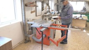 Габаритные размеры круглопильного станка JIB MJ 10-1600