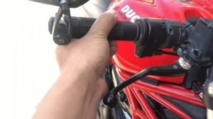 Carbon Fiber Wrap In Ducati Monster 821|2018|NEPAL