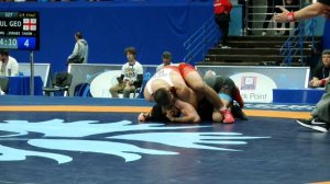 1/4 Final FS 70 kg MIHAIL GEORGIEV (BUL)   ZURABI IAKOBISHVILI (GEO)