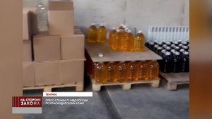 Около 19 тонн нелегального алкоголя изъяли в Темрюке