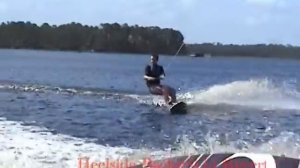 Wakeboarding Darin Shapiro teaches Mark Evans (Higher Quality)