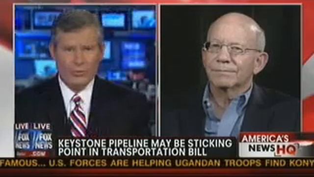 Congressman Shuster Arguing the Benefits of Keystone Pipeline