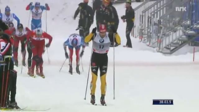 Axel Teichmann Destroys The Field - 15 Km Pursuit 2nd Stage Of The Tour De Ski