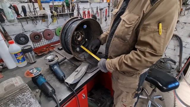 Лекало для правки автомобильных дисков. смотреть онлайн