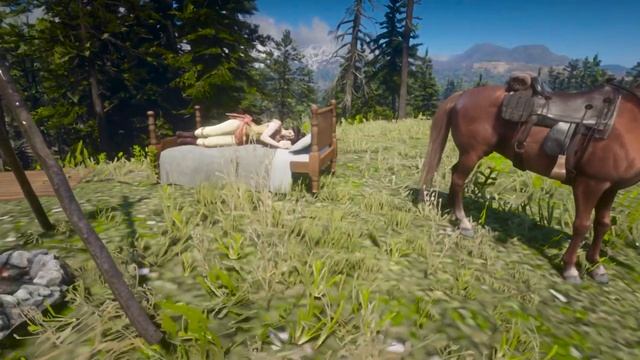 Red Dead Redemption 2 Girl camp смотреть онлайн
