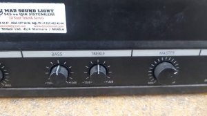 Inter m A120 Public Address Amplifier By DJ MAD SOUND LIGHT SYSTEM MARMARİS TÜRKİYE