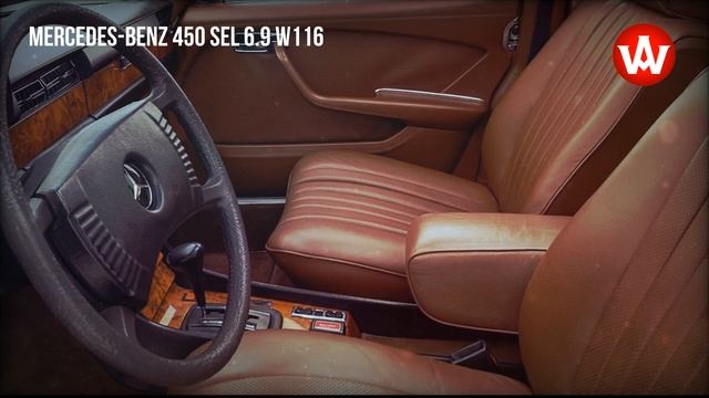 1977 Mercedes-Benz 450 SEL 6.9 powerful S-class W116 смотреть онлайн