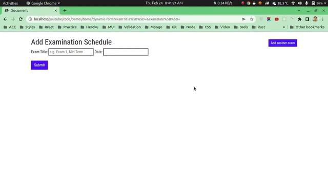 #4 | Dynamic Input Field Validation | Jquery Validation | Form Validation