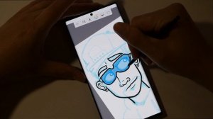 Penup vs Autodesk Sketchbook app - Graffiti Character on Samsung Note 20 Ultra