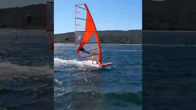 Windsurfing in Talamone, Italy