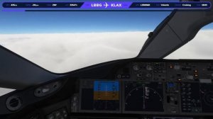 Burgas - Los Angeles (KLAX). Bulgaria Air/Qantas. B787-10.MSFS2020.Vatsim Call sign LZB69MK. Part 1