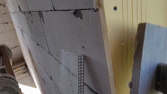 монтаж тёплых откосов + зачем подоконнику уши
