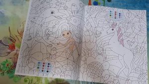 Листаю раскраску по номерам Сказки.