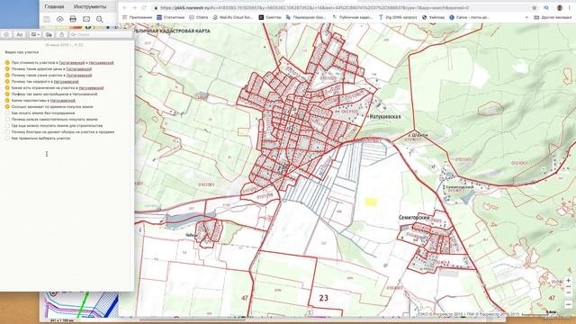 Про участки в Натухаевской и Гостагаевской