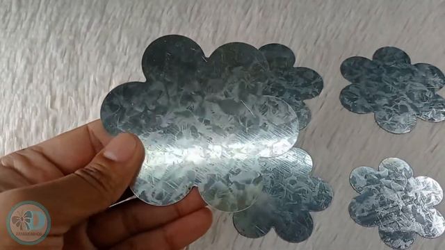 MOLDE FLOR CAMELIA 6 PONTAS PARA ARTESANATO FUXICO E COLA PERMANENTE ACRILEX