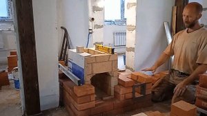Печь и котел отопления. Кладка печи.