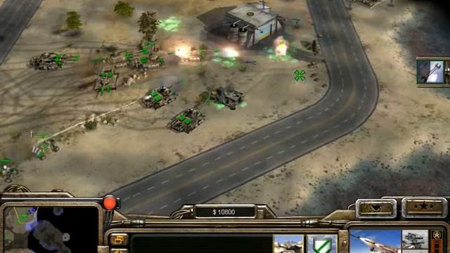 Прохождение C&C: Generals. ГЛА (Миссия 5) смотреть онлайн