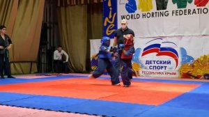 Ранд Александр - 7 лет. Соревнования по смешанным  единоборствам Хортинг.