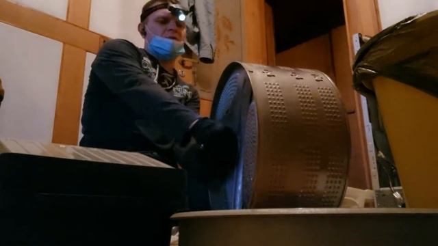 Замена подшипников на стиральной машине с сушкой. LG-WD12330CDP смотреть онлайн