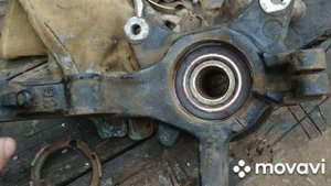 Заміна ступічного підшипника Рено кенго2 Replacing the hub bearing Renault kangoo2
