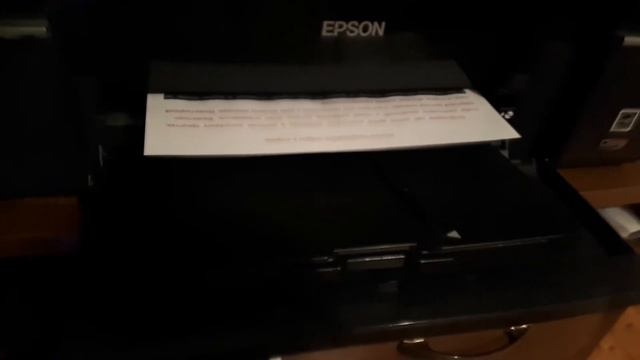 Замена печатной головки на принтере Epson T50. смотреть онлайн