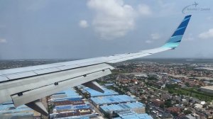 GARUDA INDONESIA Landing at Soekarno-Hatta International Airport (CGK)