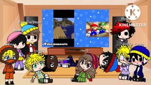 South Park reagindo SMG4 mario reacts funny Tiktok vídeos ft Luigi(??/??)(bad english)