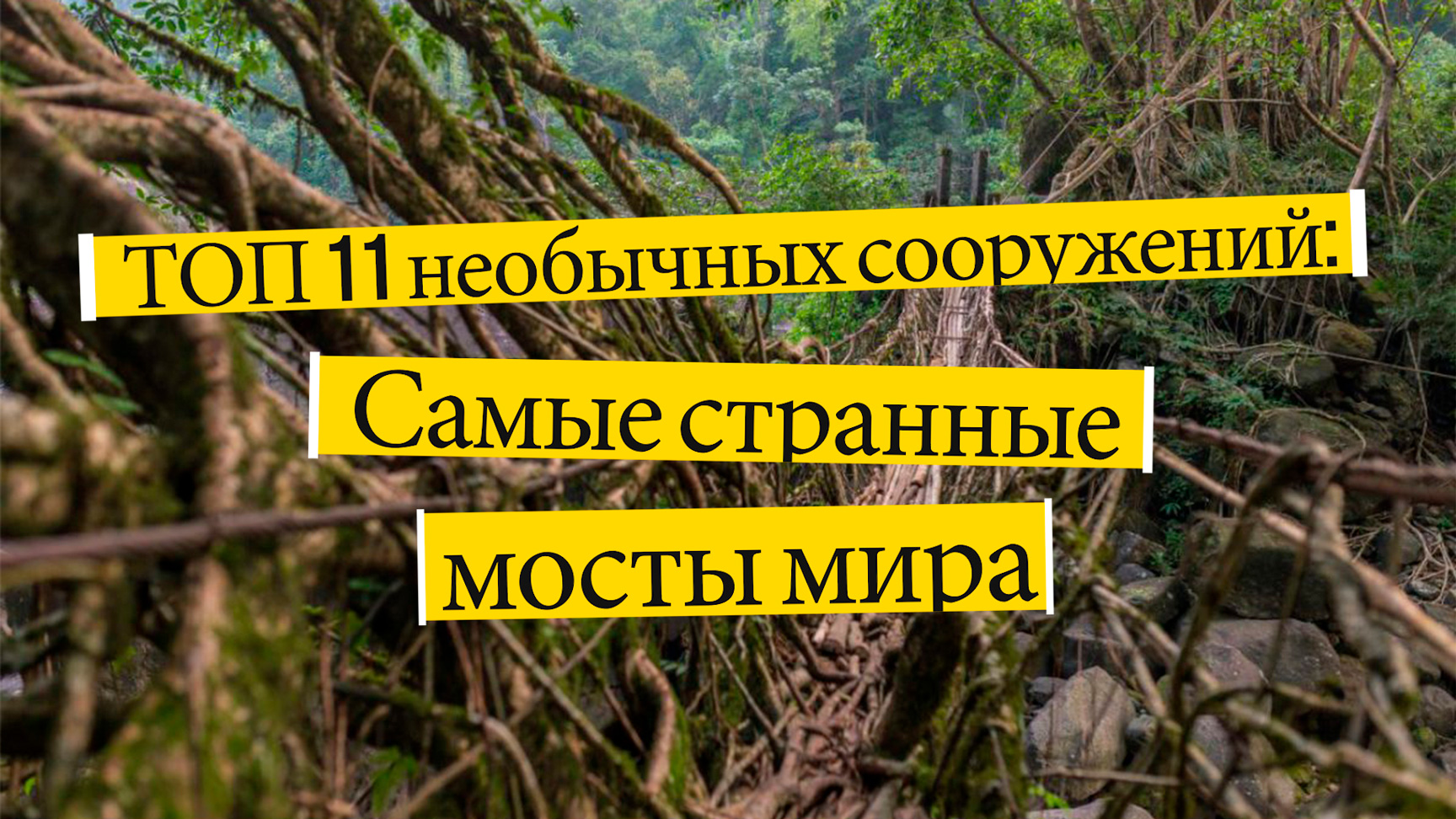 ТОП 11 необычных сооружений. Самые странные мосты мира. Удивительное рядом