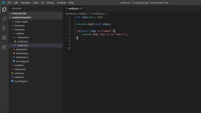 9 Cursos de TypeScript - verificar tipos de datos смотреть онлайн
