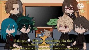 Mha Aldera Junior High + Bakogou react to Future Deku | ANGST | Manga Deku | Season 6 Spoiler | 1/2